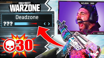 My New Warzone Deadzone Settings + 30 Kill Game!