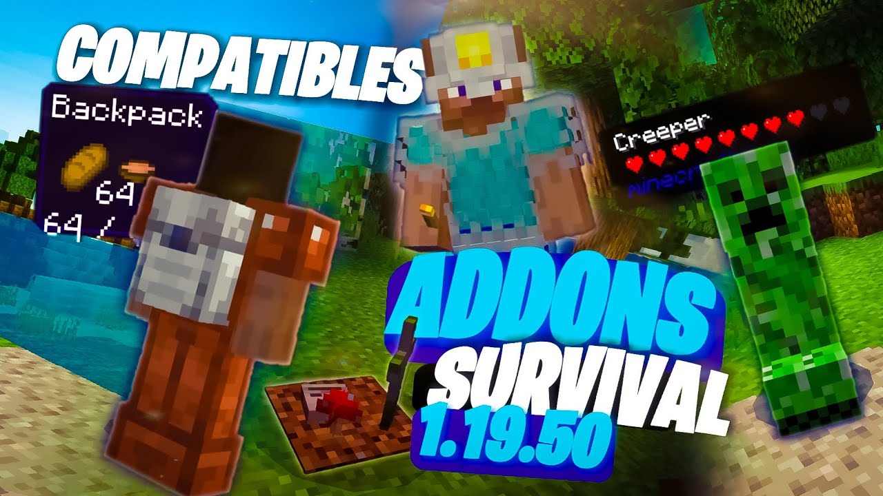 Top 5 Mods survival para Minecraft Pe 1.19 | LOS MEJORES MODS ...
