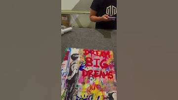 Rolled up canvas stretched to a frame ready to display on your wall #nj #njframeshop #framing #canv