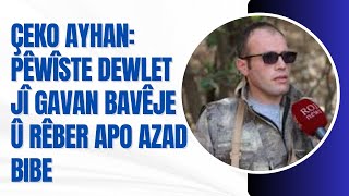 Gerîlayê Azadiya Kurdistanê Çeko Ayhan: Pêwîste Dewlet Jî Gavan Bavêje Û Rêber Apo Azad Bibe