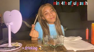 | mini 4th of july smoke sesh | smoke sesh | lets get high | dank day 🍃🤍 |