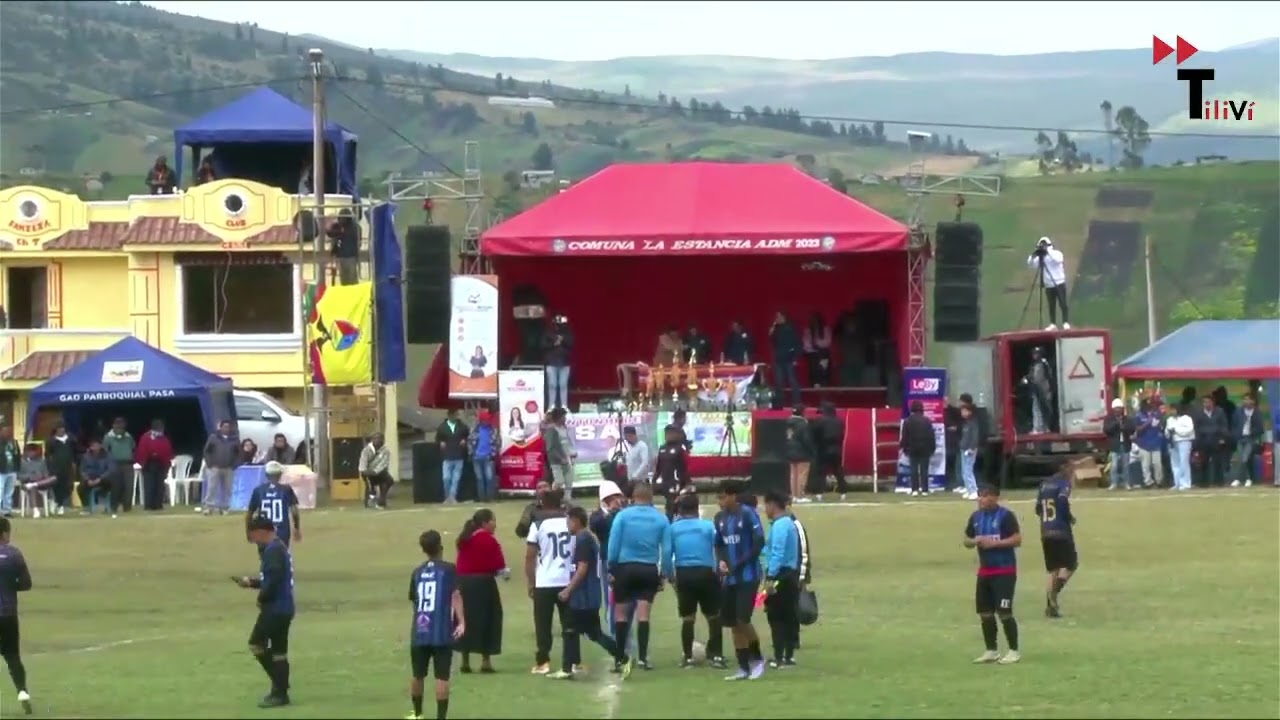 EN  LA GRAN FINAL DE LA LIGA  COMUNITARIA SAN ANTONIO DE PASA.
