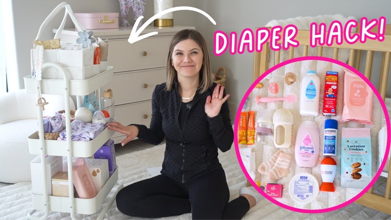 Идеи организации пространства в органайзере для подгузников | Необходимые вещи для новорожденных мам