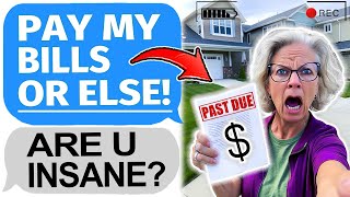 Karen Neighbor Demands I Pay Her Electric Bill! BIG Mistake! r⧸EntitledPeople