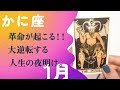 運命的な展開!!一気に幸運急上昇する2024年。【1月の運勢 かに座】