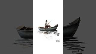 How to Draw fishermen | Timelapse Art. #howto #howtodraw #drawing #draw #digitalart #digitaldrawing