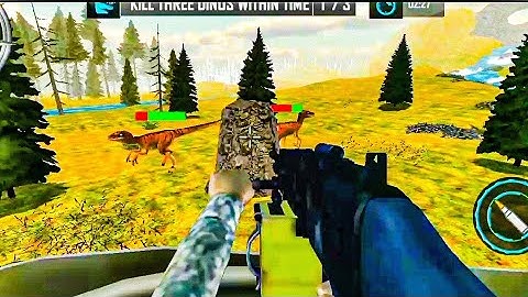 Real Dino Hunting Gun Games Part 20 Android Mobile Gameplay