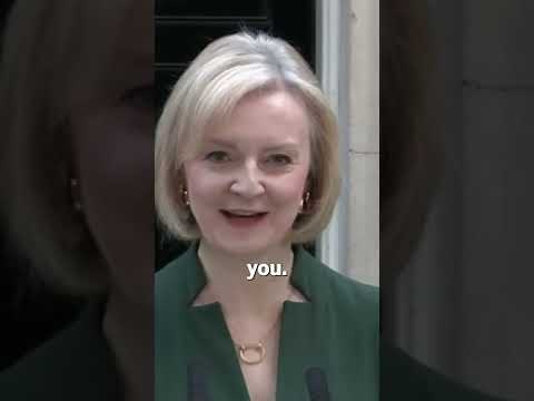 Liz Truss leaves Downing Street for the last time