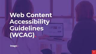 Content Accessibility Training - 3.Web Content Accessibility Guidelines (WCAG)