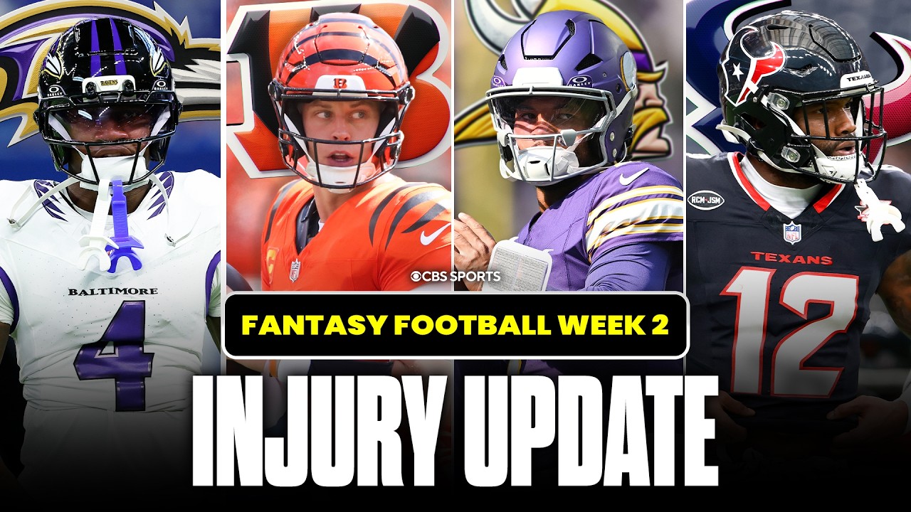 2026 Fantasy Football Advice: Week 2 Injury Update + Potential Replacement Options 👀