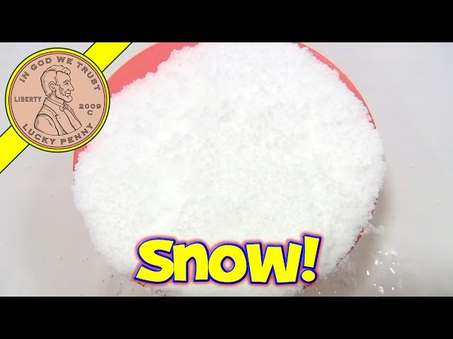 Insta Snow Powder: Add water to make instant fake snow