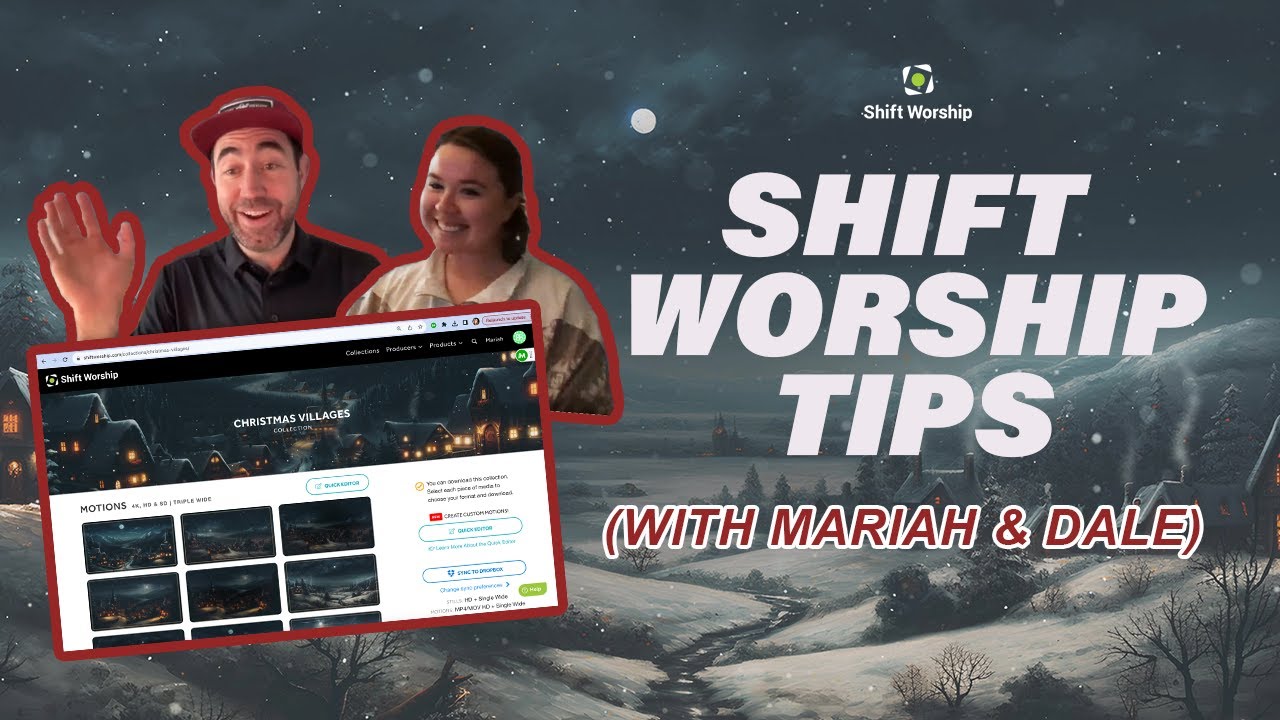 Shift Worship Tips: "Christmas Villages" Collection