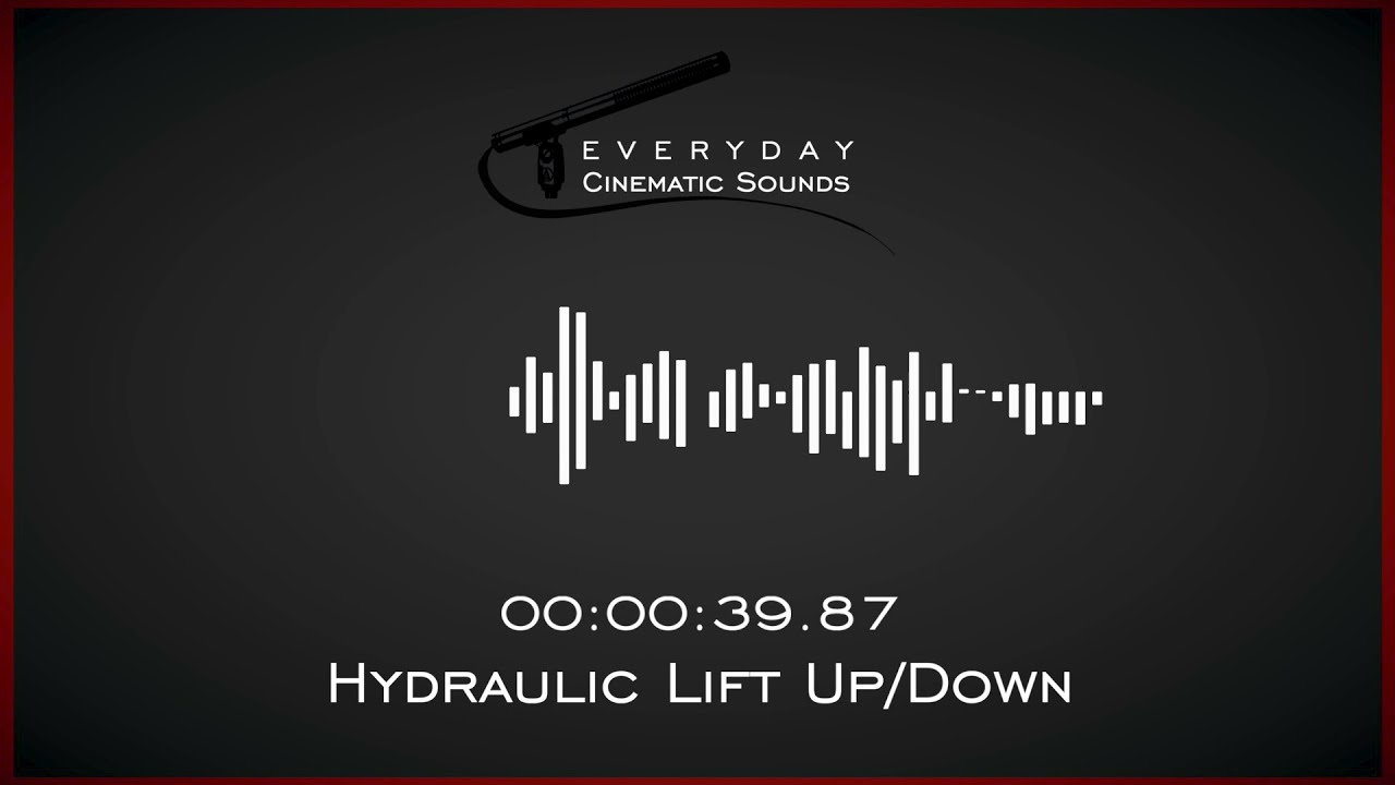 Hydraulic Lift HQ Sound Effects YouTube
