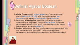 definisi dan penerapan Aljabar Boolean di teknik informatika.Tugas Uas logika diskrit