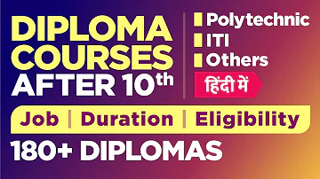 Diploma Courses after 10th | Diploma Courses | Diploma | What to do after 10th| Courses after 10th