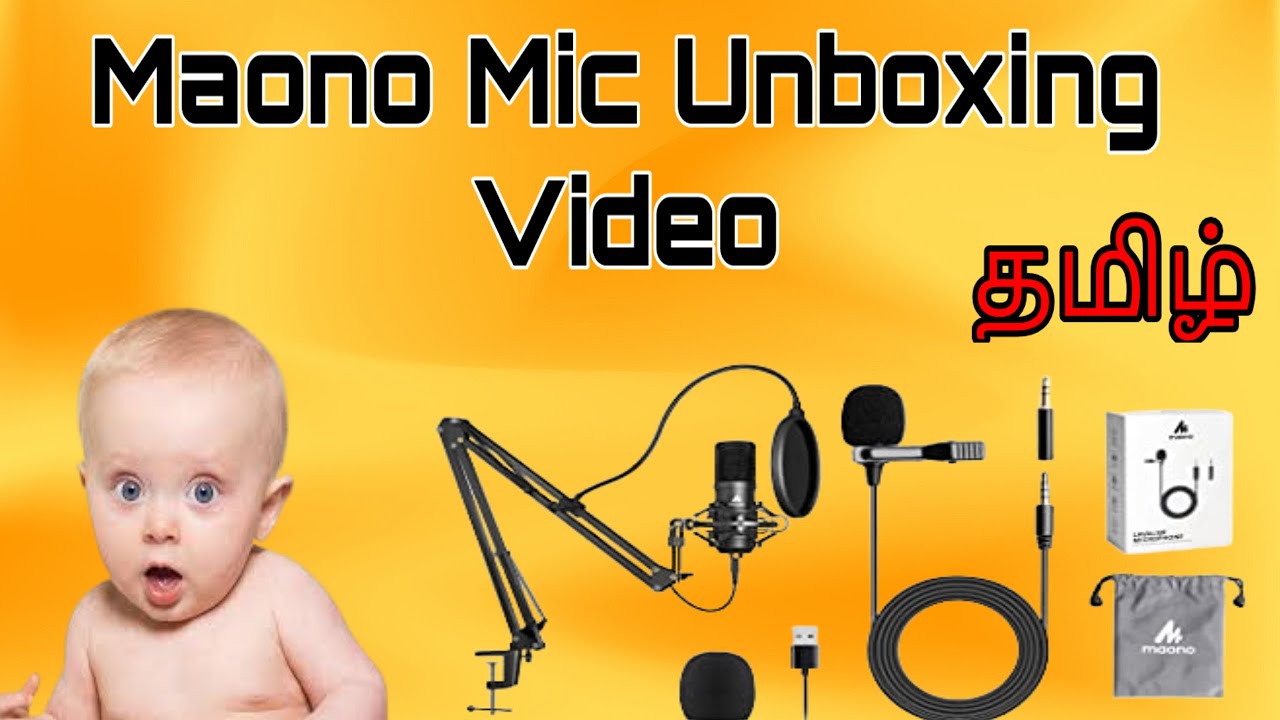Maono Unboxing Video in Tamil / Tamilvloger /  