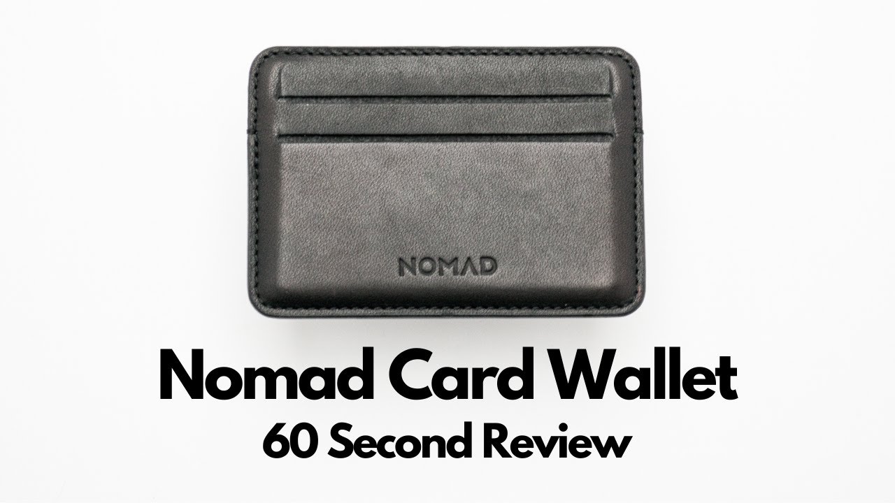 Nomad Card for AirTag Leather Wallet Review 