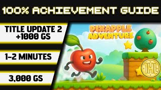 Pixapple Adventure Title Update 2 100% Achievement Walkthrough * 1000GS in 1-2 Minutes *