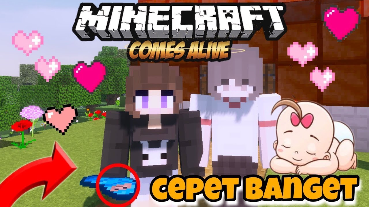 LANGSUNG PUNYA BABY SEMALAM😱😍 - MINECRAFT MODS SURVIVAL INDONESIA
