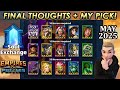 My Final SE Thoughts + Who Is Eligible For Hero Coach?! Who Am I Going To Pick?! Empires And Puzzles