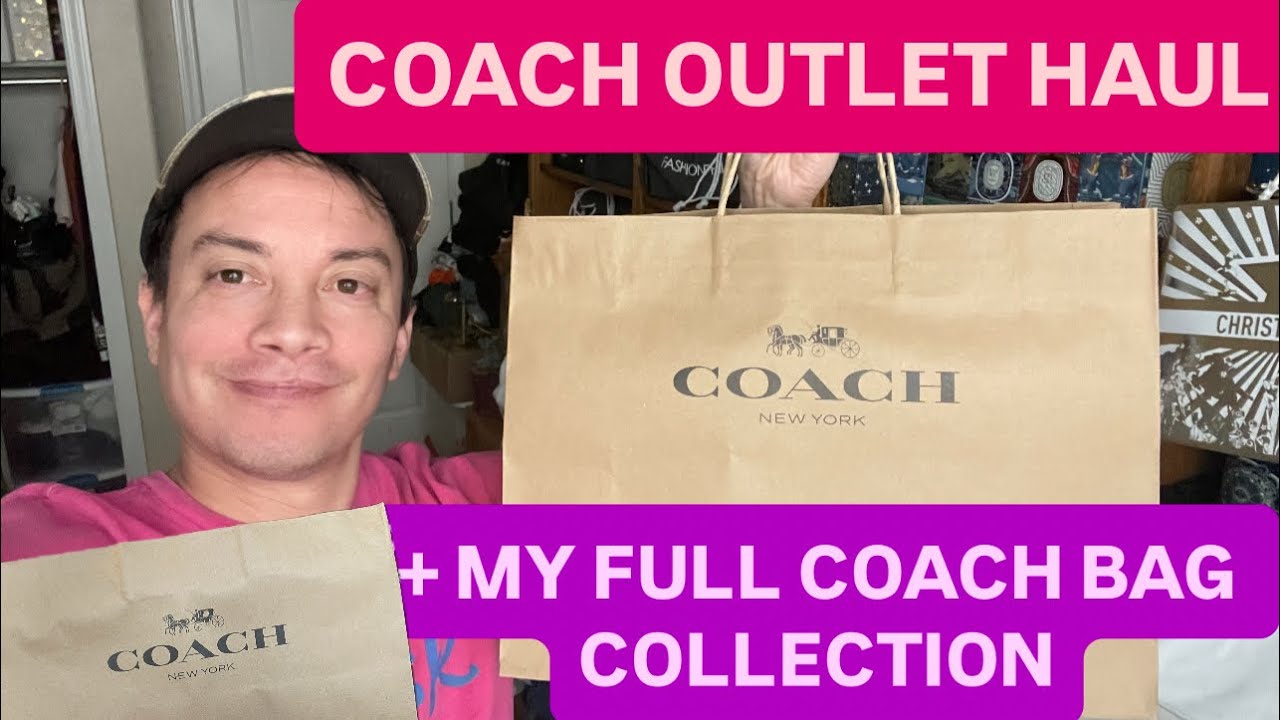 My Full Coach Bag Collection + Coach Outlet Newspaper Haul!
