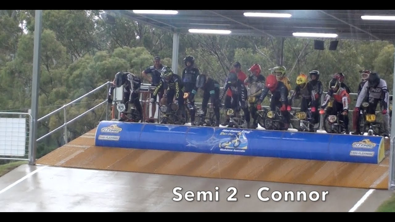 BMX RACING IN THE POURING RAIN