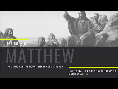 How To Live As A Christian In The World | Matthew 5:13-16 | Sunday Morning Service | 28th June 2020