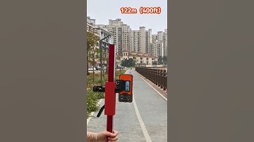 #dovoh DR1 + H3-360G Laser Level: 400ft Range Test in Pulse Mode! #laserlevel #constructiontool