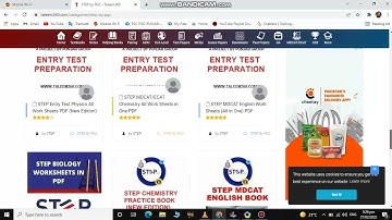How To download STEP Books for MDCAT AND ECAT