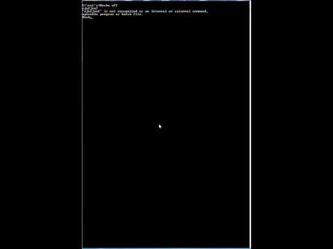 60-second cmd tutorials #3 - @echo and cls.