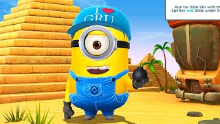 I Love Gru Hat mel completed double objective mission in Pyramids ! Old minion rush