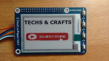 E-Paper display with Arduino | E-Paper Demo with ESP8266