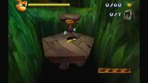 Rayman 2 (PS1) Playthrough Part 12: The Echoing Caves