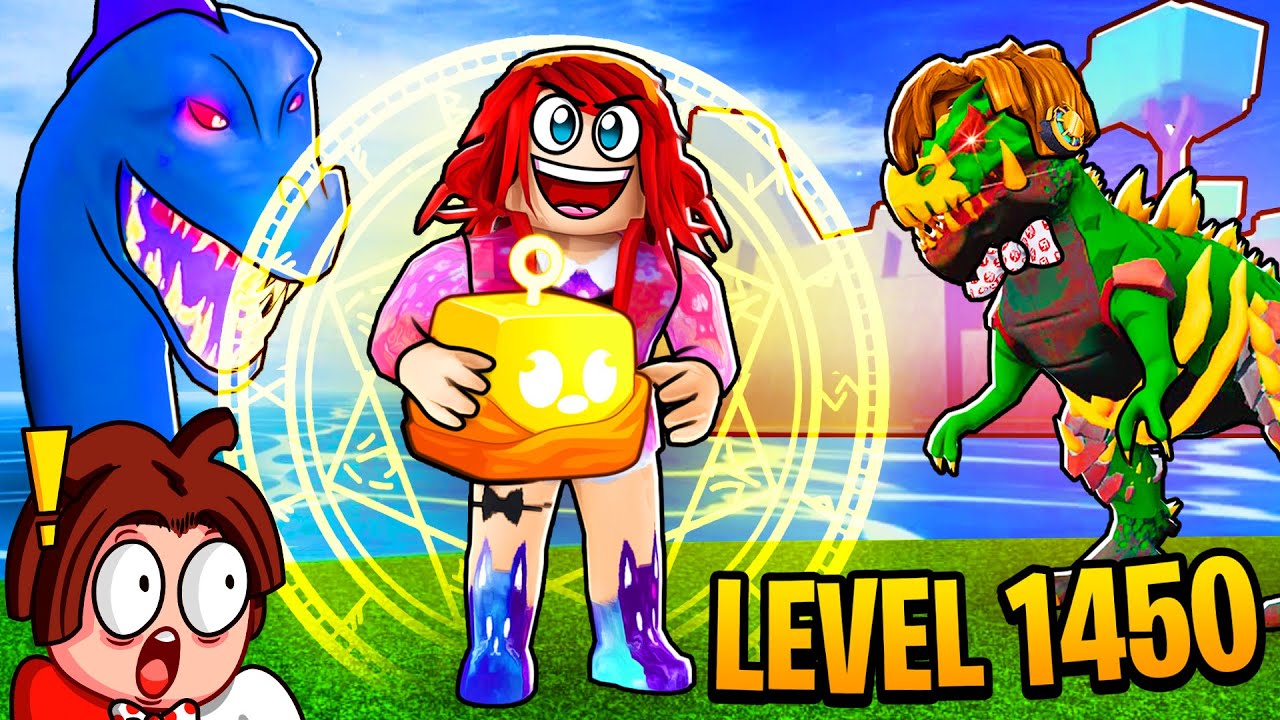 MINHA MÃE PEGOU LEVEL MÁXIMO NO BLOXFRUITS🤩