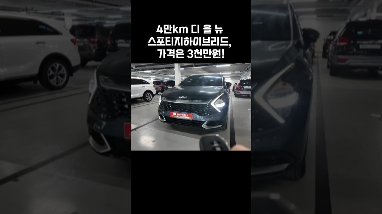 디 올 뉴 스포티지 하이브리드, 가격은 3천만원! #automobile #수입차프로모션