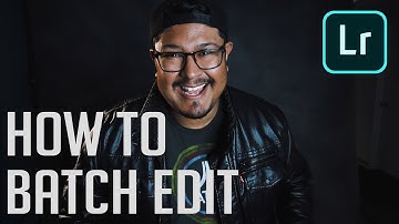 How to BATCH EDIT in Lightroom