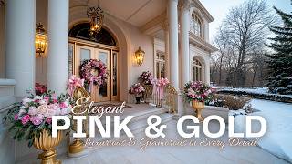 Elegant Pink & Gold Valentine’s Day Decor Ideas | Luxury & Glamorous Home Styling 2025 screenshot 5