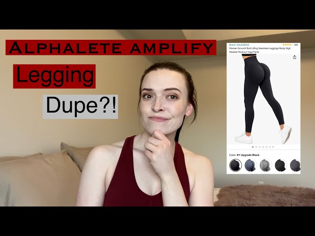 Alphalete AMPLIFY legging DUPE?!  $30  Suuksess scrunch butt lifting  seamless leggings 