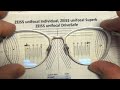 Comment identifier le type de verres correcteurs sur une monture de lunettes 