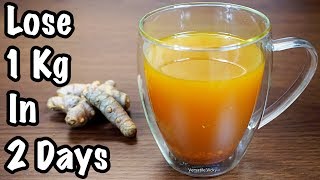 Turmeric Tea For Weight Loss Hindi | Lose 1Kg In 2 Days (Thyroid Tea)