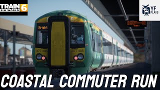 TSW6 | 1G17 Eastbourne → Brighton | Class 377 Electrostar | Coastal Commuter Run 🚆🌊
