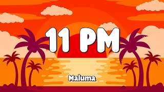 Maluma - 11 P.M (Letra/Lyrics) 🎵