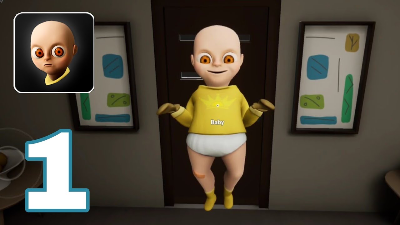 The Baby In Yellow Gameplay All Nights Part 1 (iOS/Android) - YouTube