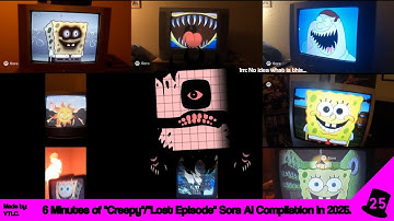 6 Minutes of "Creepy"/"Lost Episode" Sora AI Compilation in 2025.