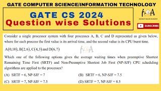 GATE CS/IT 2024 | Set 2 | Question: 27 | OS | Solved GATE PYQs