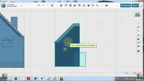 Autodesk 123D - Modeling a simple house - Part 3