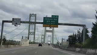 How we pay Tolls on Tacoma Narrows Bridge in Washington state USA