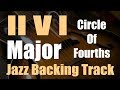 2-5-1 Jazz Backing Track - Circle Of Fourths - 12 keys - Medium Swing