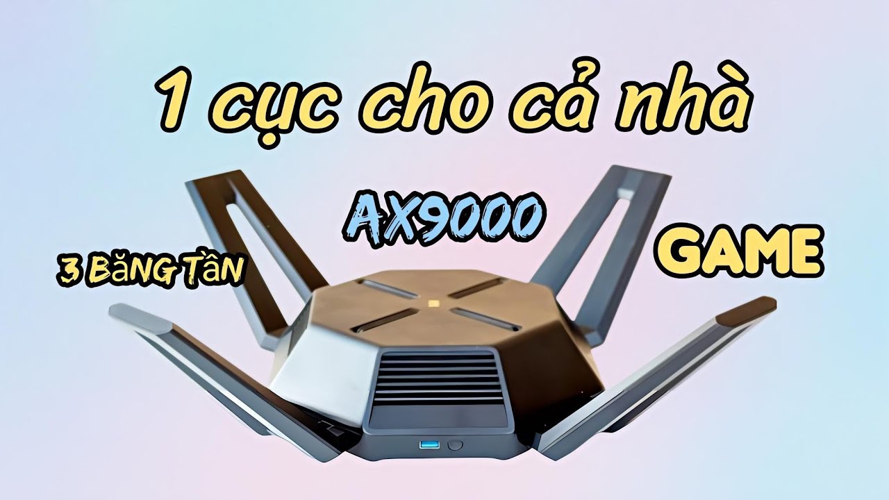Wifi Xiaomi AX9000 phát rất xa và xuyên tường cực mạnh - YouTube