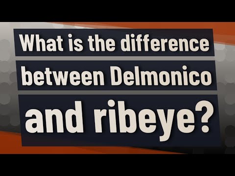 What is the difference between Delmonico and ribeye?
